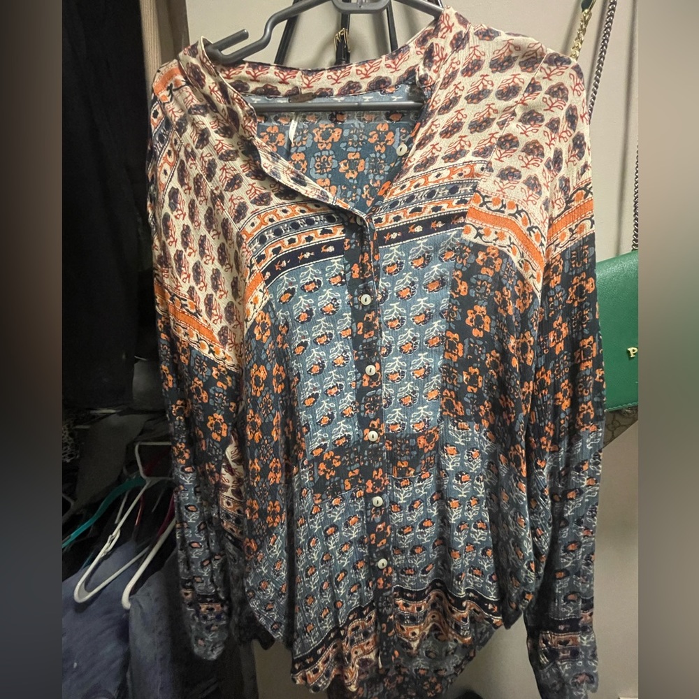 Free People button up shirt